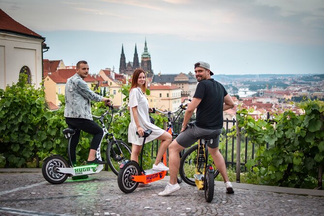 Prague E-Scooter Grand City Tour PRIVATE with PragueWay - Letná and Petrin hills, Metronome sculpture, and Old Town Hall time
