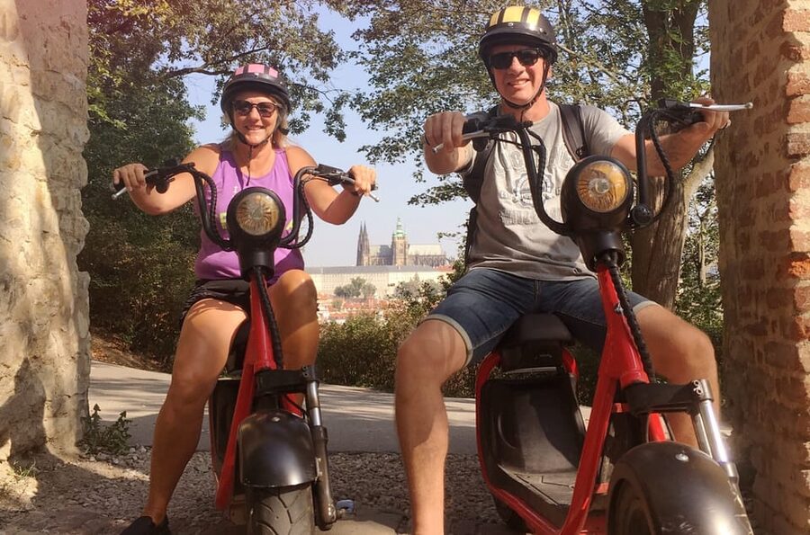 Prague Electric Scooter and eBike Grand Tour - Letná Park and Petřín Hill: Views That Justify the Ride