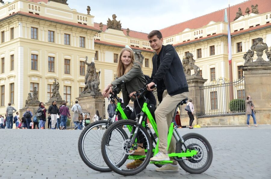 Prague Electric Scooter and eBike Grand Tour - National Theater, St. Nicholas, and the Optional Jewish Quarter
