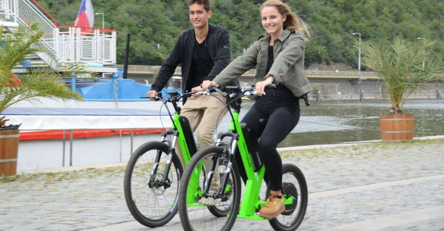 Prague: Electric Scooter & Cruiser Fat eBike Rental - Gear that actually helps: helmets, ponchos, and a drink
