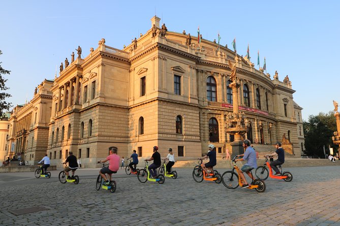 Prague: electric scooter & E-bike guided tour - Kampa Island: calm water views plus easy cruising