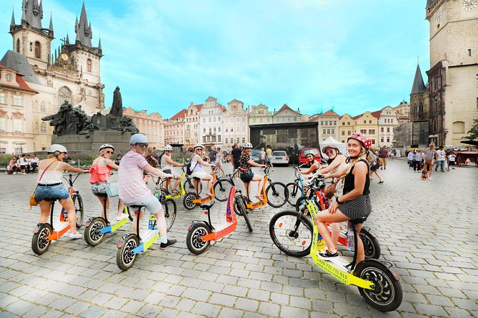 Prague: electric scooter & E-bike guided tour - Prague Castle views without the stress of castle crowds