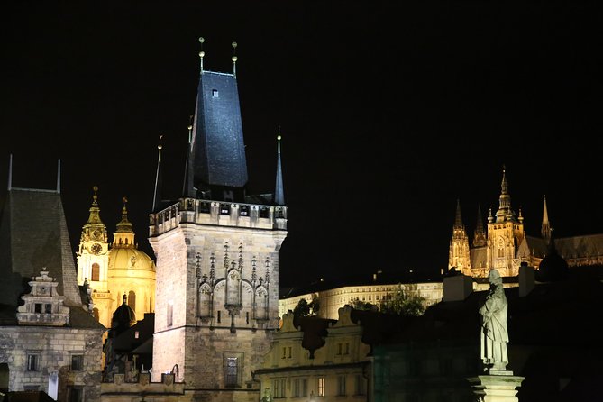Prague evening/lights tour by car - Letná Park and the bridges: a river view that gives context