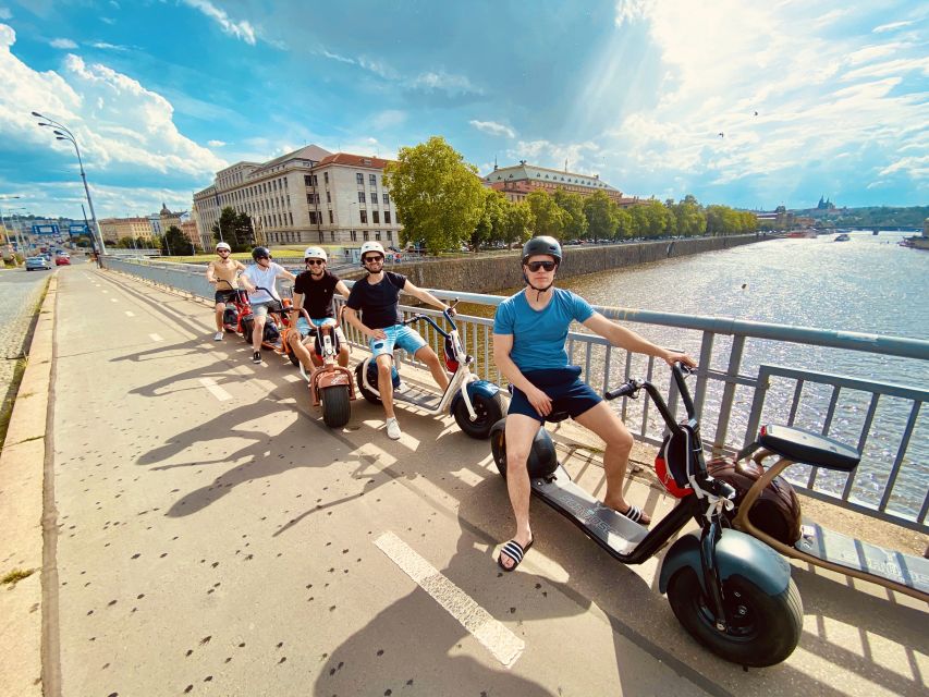 Prague: Fat Tire E-Scooter Guided Tour - Letná Park viewpoints, metronome photos, and that top of the city feeling
