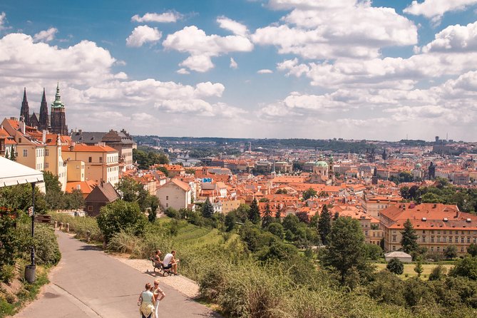 Prague Full-Day City Walking Tour and Petrin Tower - Franciscan Garden and the Church of Our Lady of the Snows: quiet Prague pockets