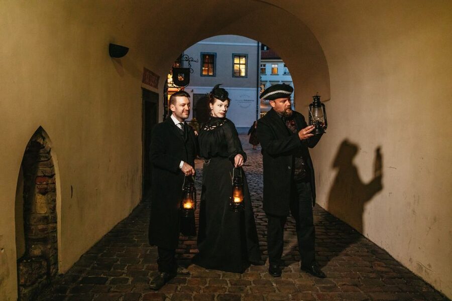 Prague: Ghosts and Legends Nighttime Guided Walking Tour - From Old Town Square to Church of Our Lady before Týn: your first spooky anchors