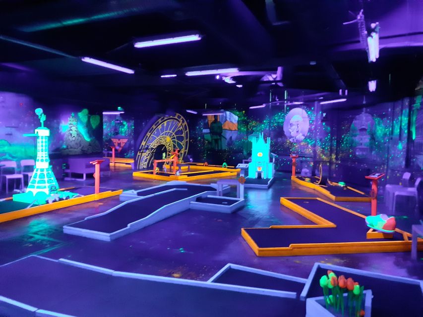 Prague: Glow Golf Mini Golf Game by UV Light - Key highlights at a glance