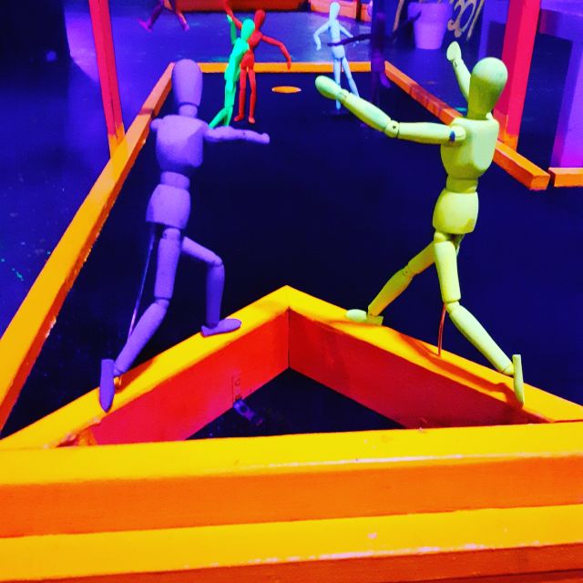 Prague: Glow Golf Mini Golf Game by UV Light - A UV-lit 18-hole break from Prague’s streets