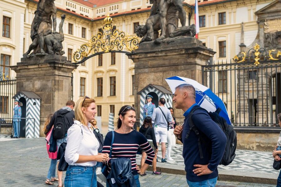 Prague Grand 2,5 hour + 2 hour exterior walking tour - Tram ticket and route logic: small practical perks that save time