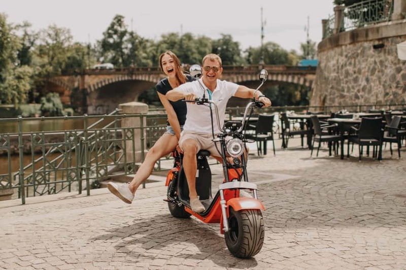 Prague: Guided Fat Tire e-Scooter Tour - The route basics: a 2-hour circuit built around viewpoints and key sights