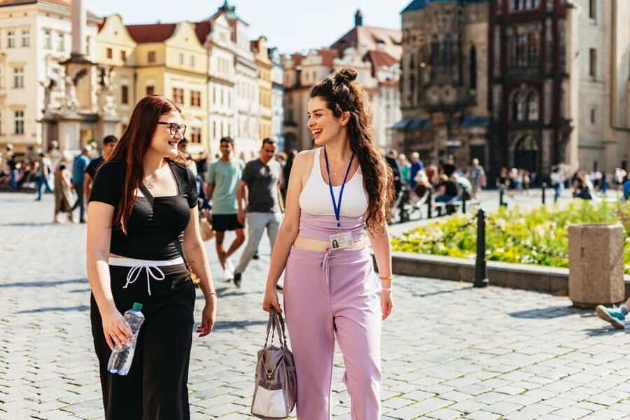 Prague: Guided Street Food Walking Tour - Stop five: a blueberry pastry with sweet cheese, plus coffee and dessert moments