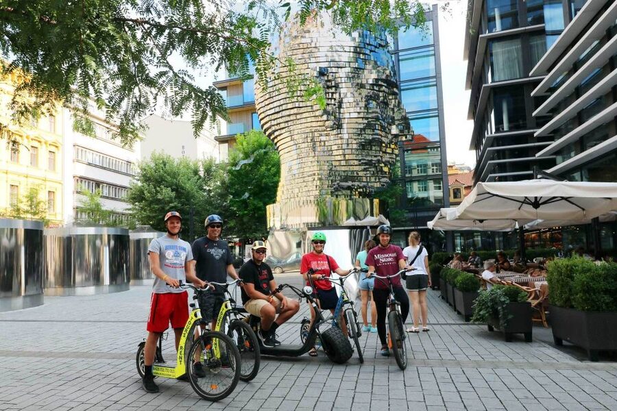 Prague: Half-Day Guided Tour by Segway and E-Scooter - Getting started at Maltézské náměstí, then rolling toward the Castle