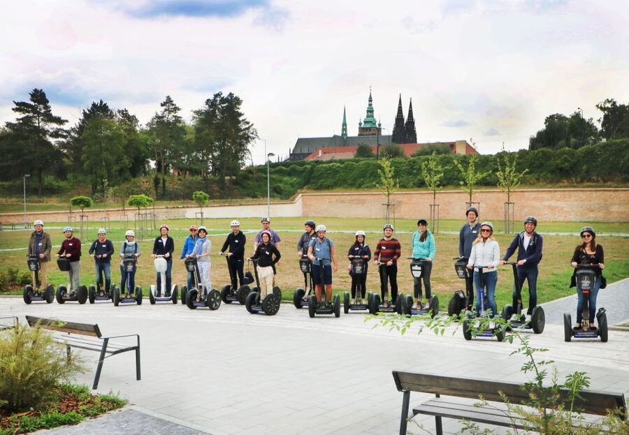 Prague: Half-Day Guided Tour by Segway and E-Scooter - Entering Prague Castle and St. Vitus Cathedral