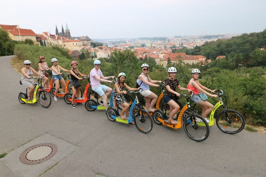Prague: Half-Day Guided Tour by Segway and E-Scooter - Strahov Monastery beer: a calm detour from the main drag