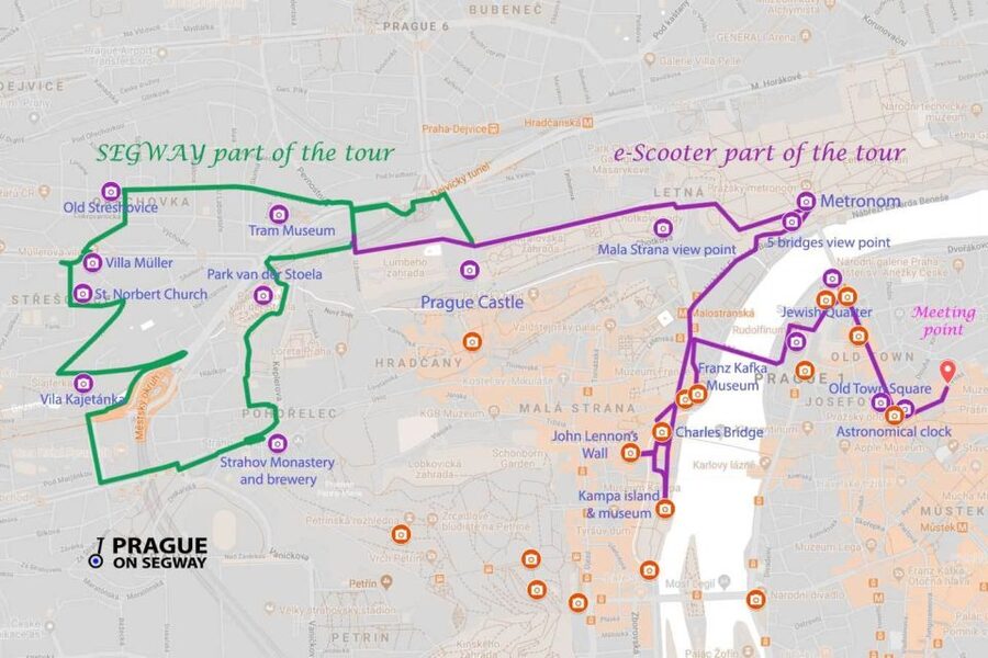 Prague: Half-Day Guided Tour by Segway and E-Scooter - Safety training, helmets, and what you should wear