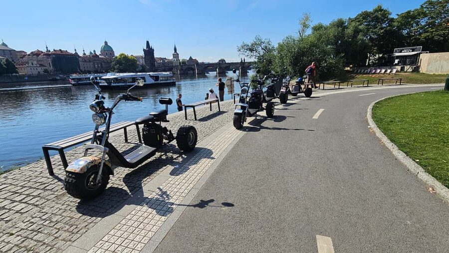 Prague: Heart of Prague Electric Tricycle Scooter Tour - Prague Castle area by trike: the 70,000 square meter scale you can feel