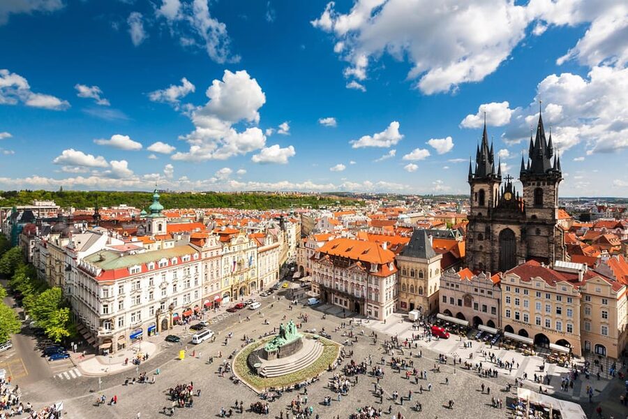 Prague: Highlights of Prague Private Half-Day Tour by Car - Old Town Square guided stop: Old Town Hall and the Astronomical Clock