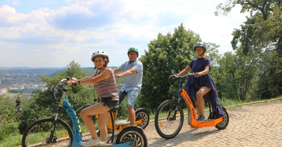Prague: Highlights Tour on e-Scooter or eBike - Strahov Monastery and Strahov Garden viewpoint, plus the uphill feel