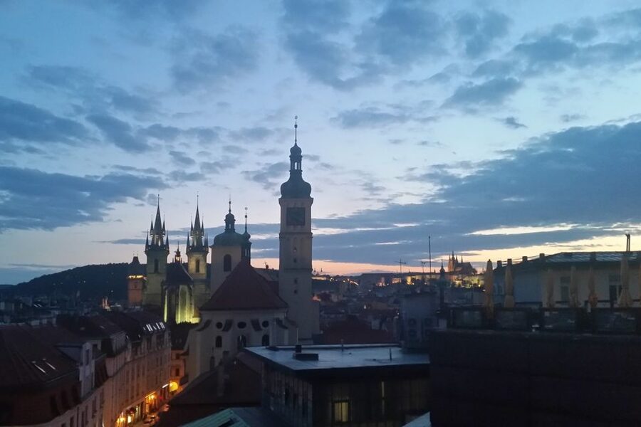 Prague: Historic City Center Bus Tour with Top Sights - New Town highlights, including the Opera and the river bridges