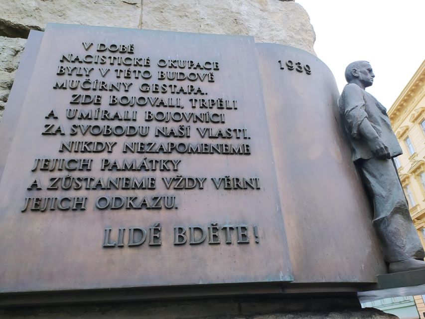 Prague: Historical Walking Tour with Focus on World War 2 - Former GeStaPo headquarters and the minute of silence moment