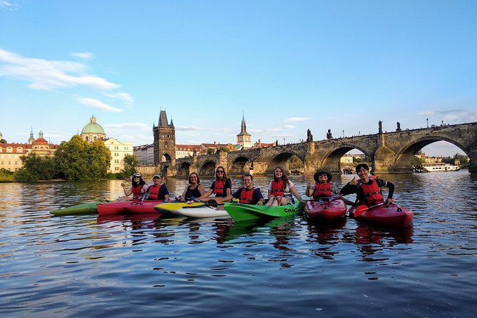 Prague Kayak Tour in City Center - 2 hours - What to wear for wind off the Vltava, and how weather affects the experience