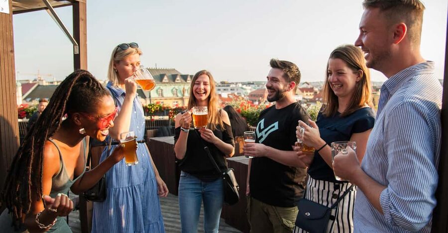 Prague: Local Pub Walking Tour with 5 Beers - Meeting Franz Kafka and getting oriented fast