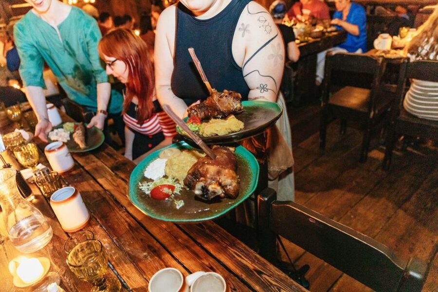Prague: Medieval Dinner with Unlimited Drinks - Seating, Shared Tables, and Comfort Tips in a Crowded Tavern