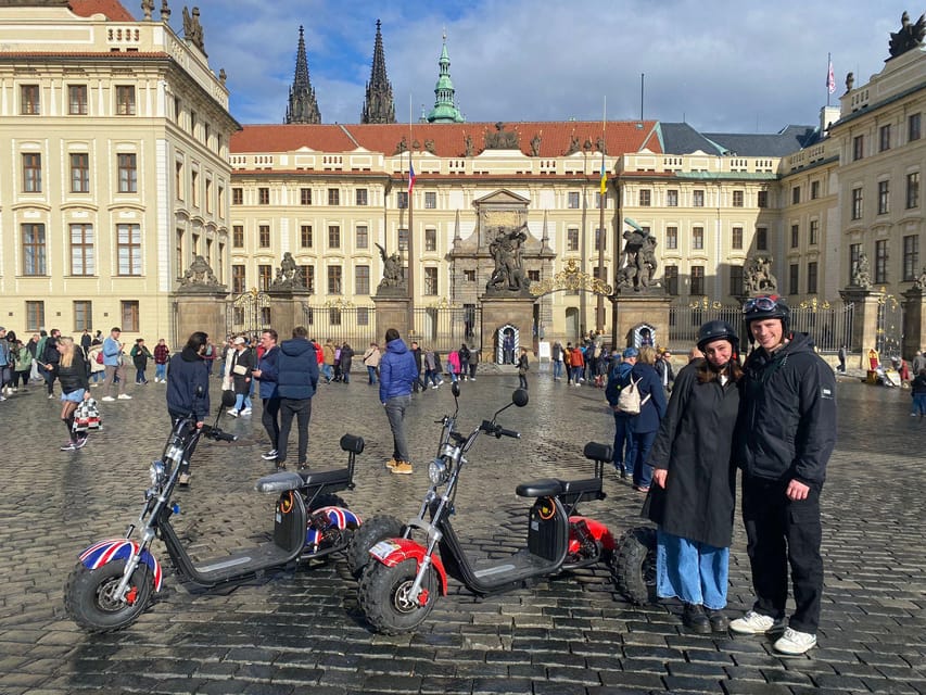 Prague Monastery & Panoramic Viewpoint Electric Trike Tour - Charles Bridge to Rudolfinum, then onward into Old Town