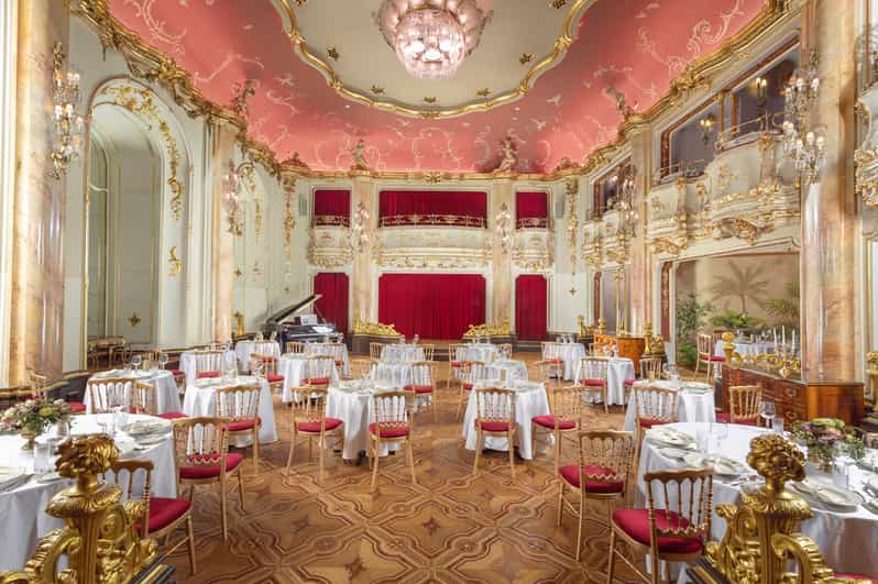 Prague: Mozart Ballroom Concert Ticket with 3-Course Dinner - The 3-Segment Mozart Show, Scheduled Between Dinner Courses