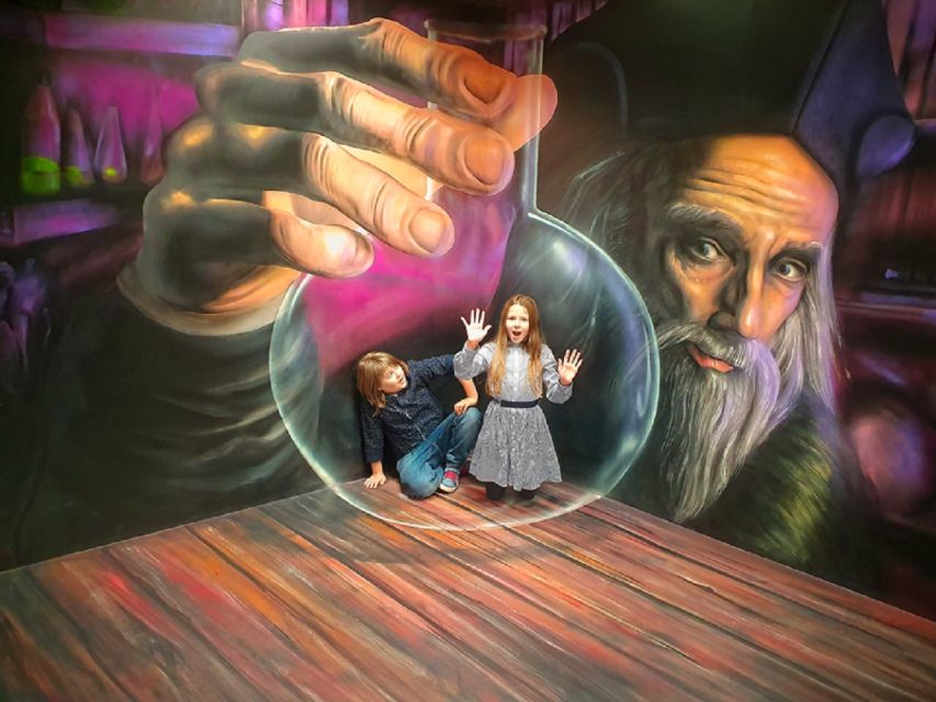 Prague: Museum of Fantastic Illusions Entry Ticket - Using staff help to get better photos fast