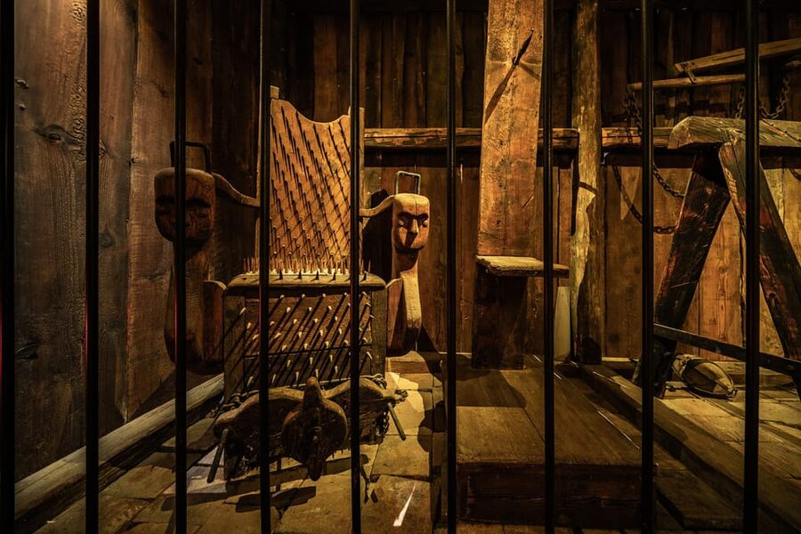 Prague: Museum of Torture Entry Ticket - Replica Torture Instruments: Iron Maiden, Spanish Boot, Rack, Pear, and More