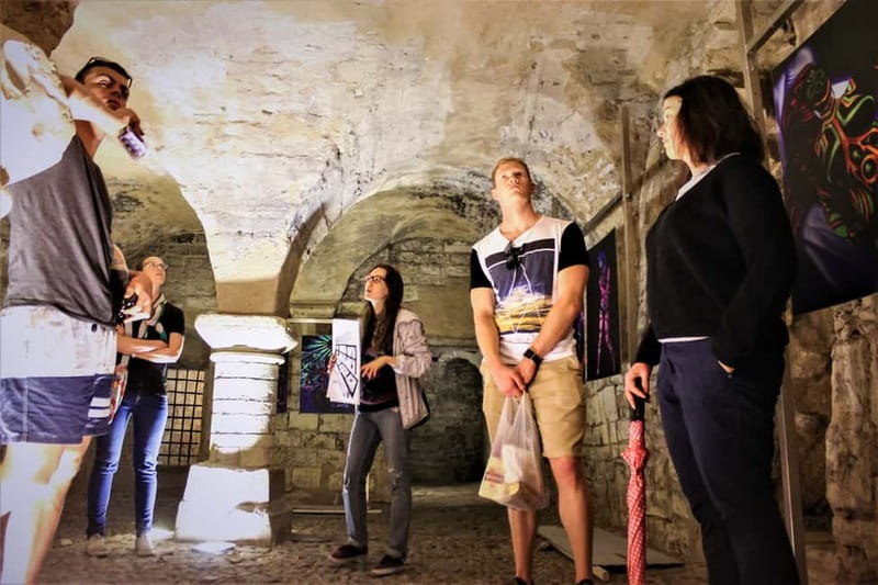 Prague: Oldtown, Medieval Underground & Dungeon History Tour - A dark Old Town walk, then down into hidden rooms