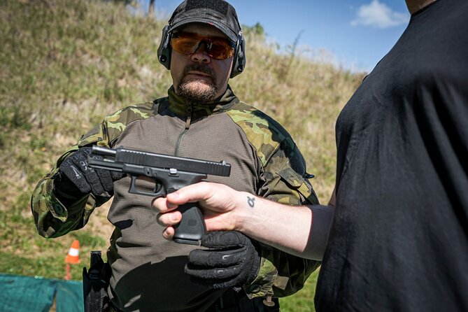 Prague: Outdoor shooting experience 3 to 10 guns + BUS Transfer - The firearm lineup: AK-47, AR-15, Dragunov, shotguns, pistols