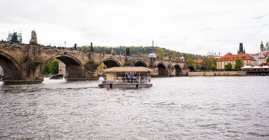 Prague: Party Tiki Boat Sightseeing Cruise with Drinks - Finding the Tiki Boat: where you meet and what to expect onboard
