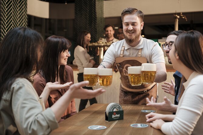 Prague Pilsner Urquell Experience with 3 Free Beer Tastings - Upstairs Beer Hall: The Real Payoff, Three Tastings and Tapster Shows