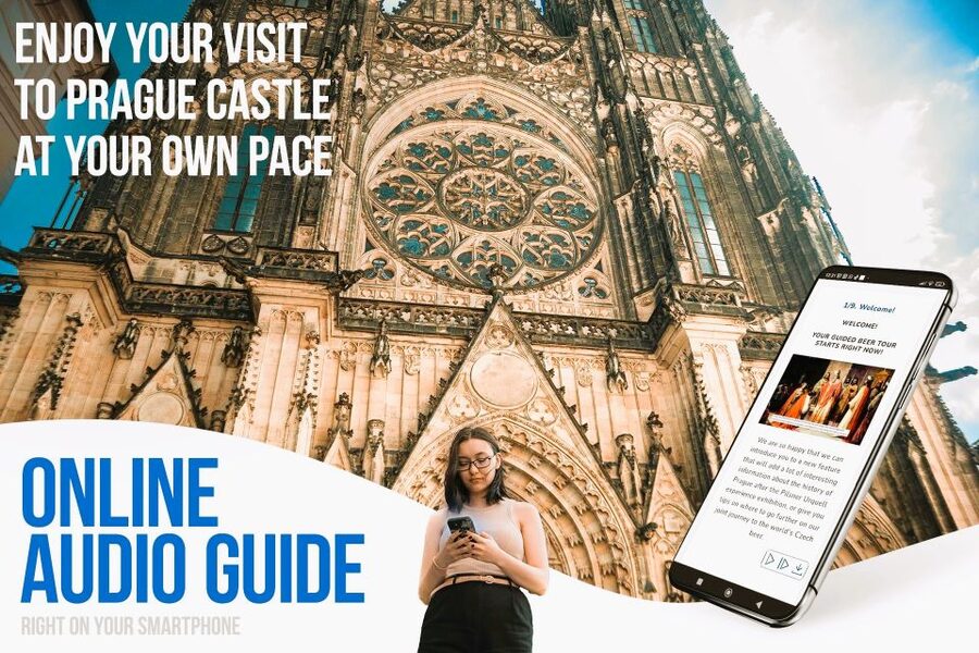Prague: Prague Castle Complex Smartphone Audio Guide - Entering from in front of St. Vitus Cathedral
