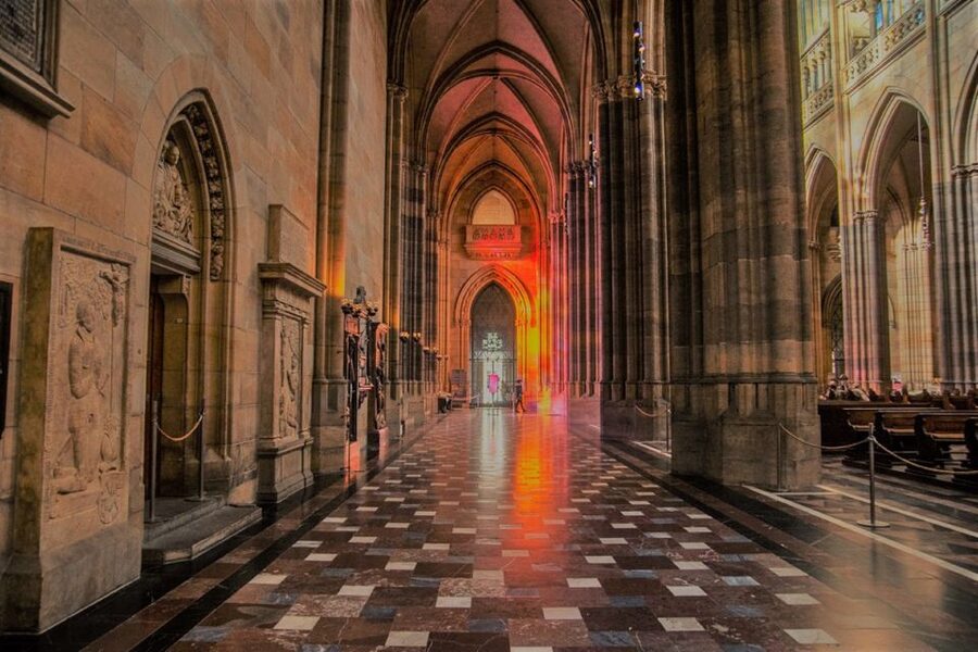 Prague: Prague Castle Complex Smartphone Audio Guide - St. George’s Basilica and the Premyslids resting place