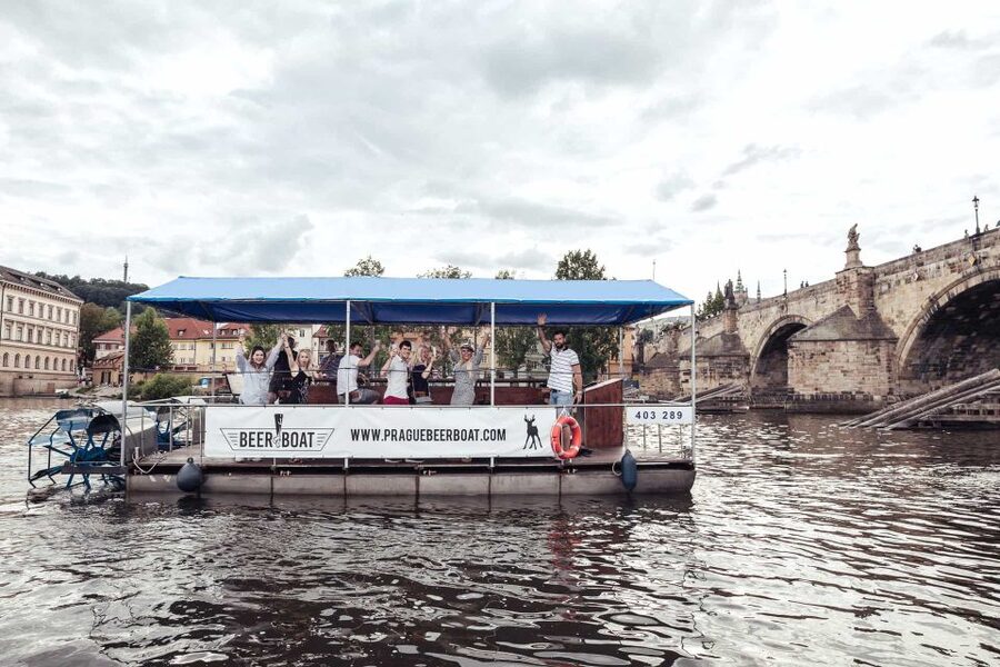 Prague: Private Cycle Boat River Tour with Beer or Prosecco - Beer or prosecco on the water, and how to plan your preference