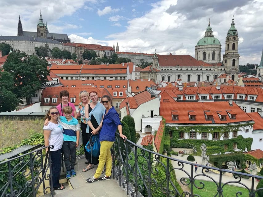 Prague Renaissance and Baroque Gardens Walking Tour - Wallenstein Garden: albino peacocks and mythical fountains in action