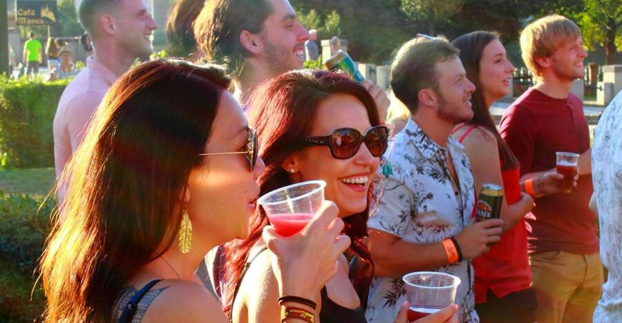 Prague Riverside Parties Tour - A mobile bar party near Charles Bridge that feels like Prague, not a script