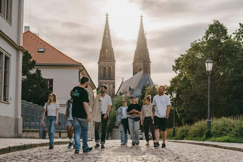 Prague’s Best Hidden Gem: Vysehrad Castle & Historic Fort - Entering St. Peter and St. Paul, neo-Gothic outside, Art Nouveau inside
