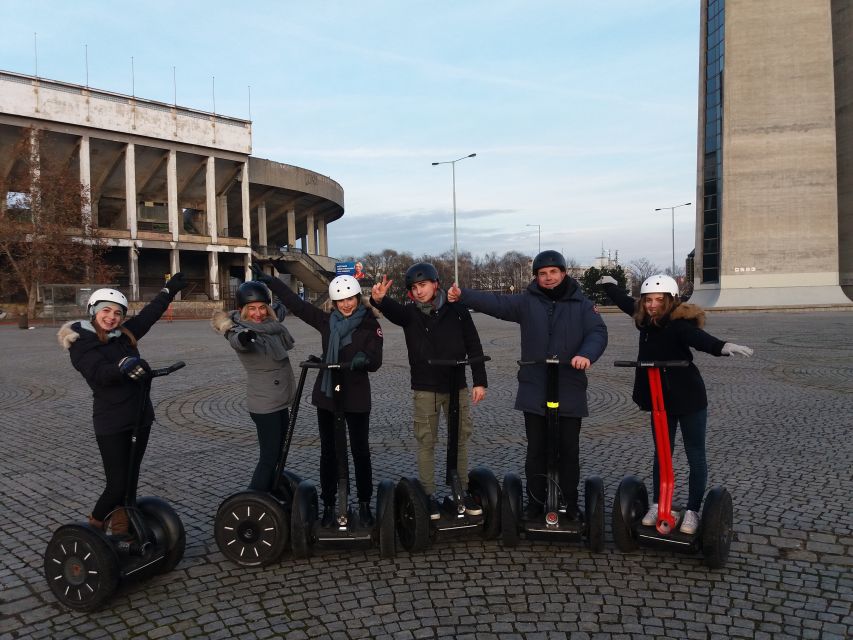 Prague Segway Tour with Oldest Monasteries and Free Taxi - The Big Moment at the Top: Strahov Stadium and the Hill Drop