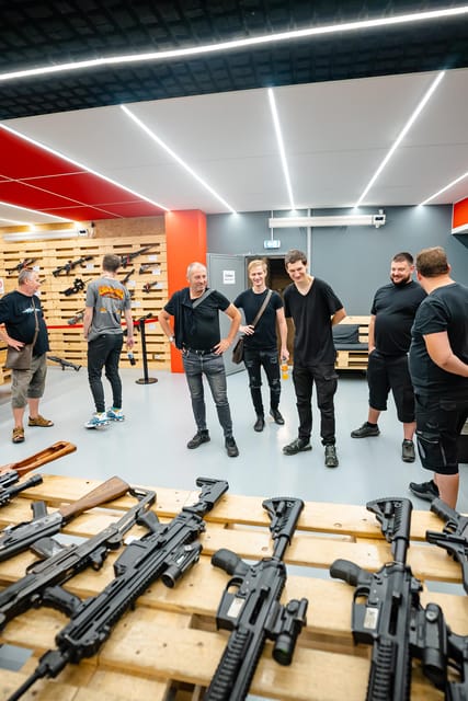 Prague: Shooting Range Experience - Safety briefing and protective gear: the moment you feel in good hands