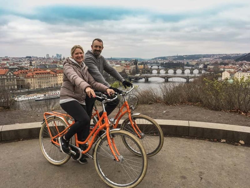 Prague: Small Group or Private Bike City Tour - Route Walkthrough: From the Vltava to the John Lennon Wall