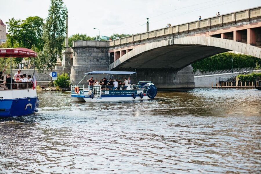 Prague: Swimming Beer Bike on A Cycle Boat - Prague’s Beer Bike, the Only Cycle-Boat in Europe Idea That Actually Works