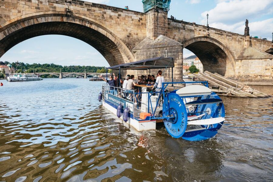 Prague: Swimming Beer Bike on A Cycle Boat - Getting On Board at U Bukanýra: Where the Ride Starts and How You Fit In