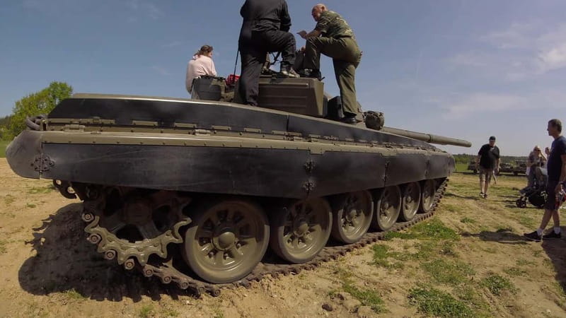 Prague: Tank Ride Experience - Choosing your option: drive the BVP, shoot, or go all in