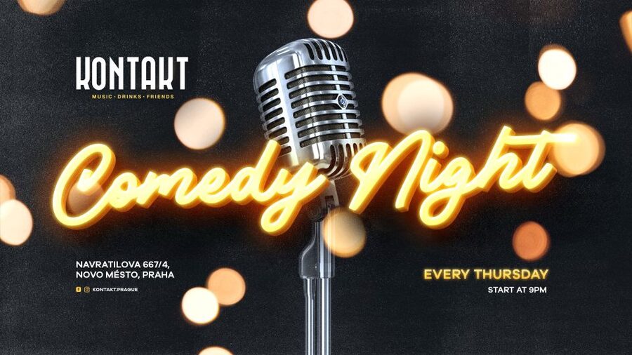 Prague: Thursday Night Stand Up Comedy In English - Kontakt Bar in Prague 1: the kind of venue that makes comedy work