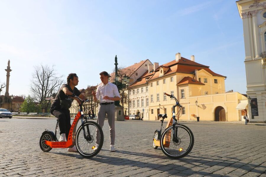 Prague: Tour by Electric Scooter or Cruiser eBike - Charles Bridge plus Prague’s narrowest lane, seeing the Old Town rhythm up close