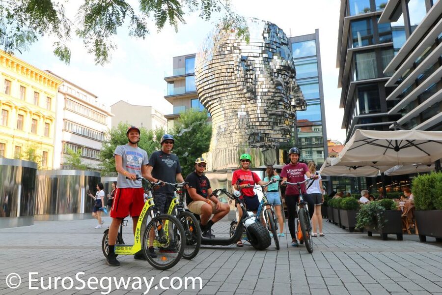 Prague: Tour by Electric Scooter or Cruiser eBike - Strahov Monastery to Lesser Town, finishing with calm and character